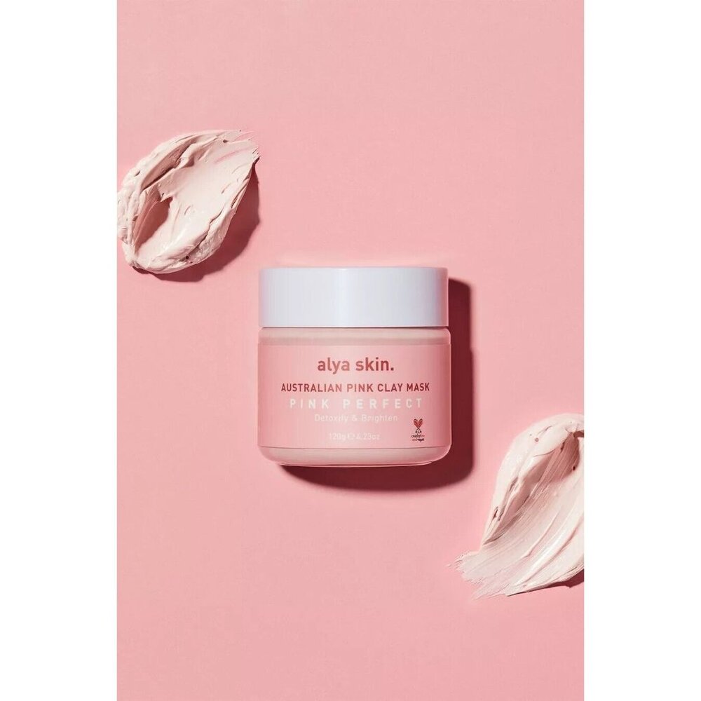 Alya Skin – Pink Clay Mask Detoxifies & Brightens Your Skin 120g